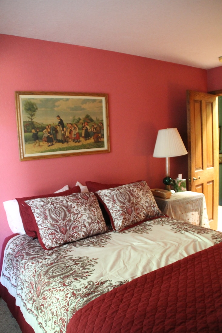 burgundy room